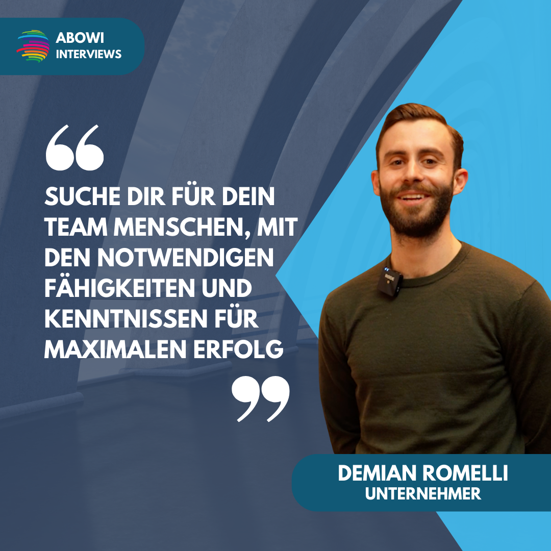 Demian Romellis Erfahrungen als Unternehmer