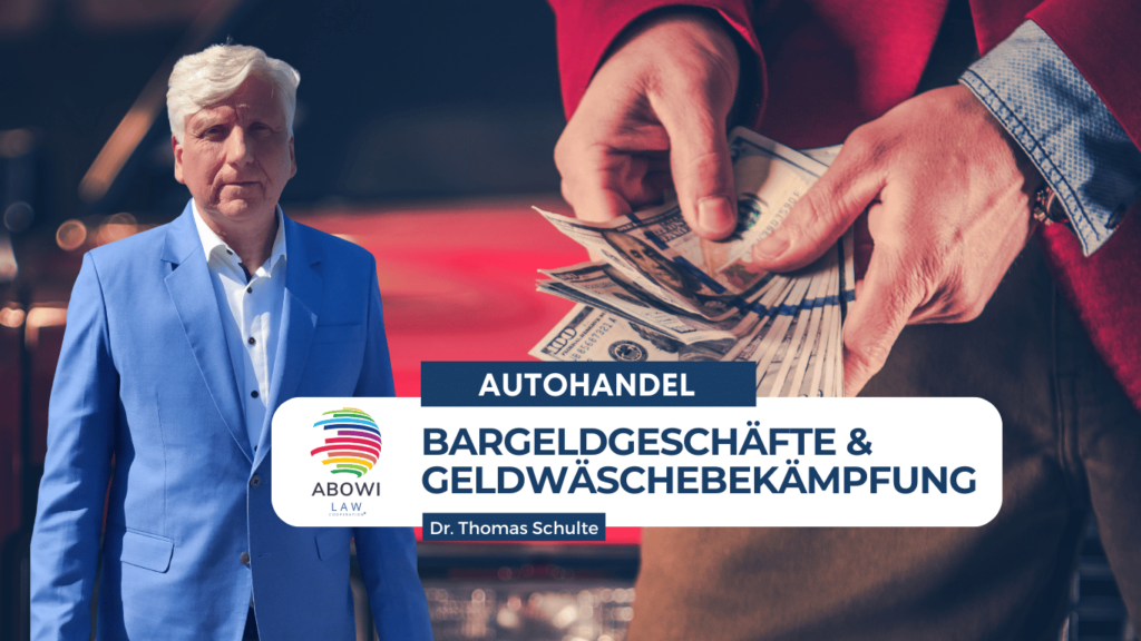 Bargeld beim Autokauf - ABOWI Law