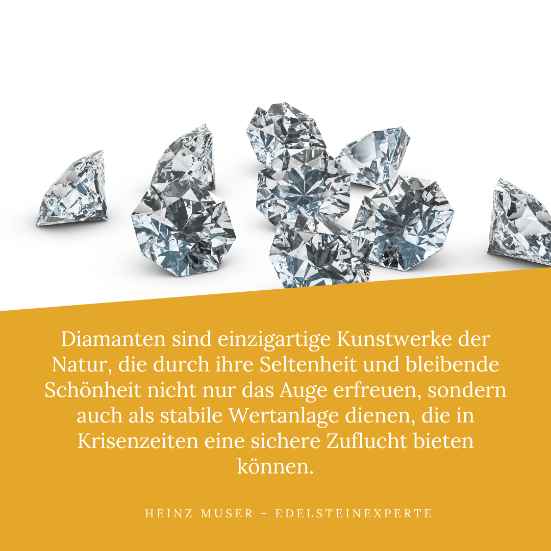 Diamanten als stabile Wertanlage - Premium Diamonds mit Heinz Muser