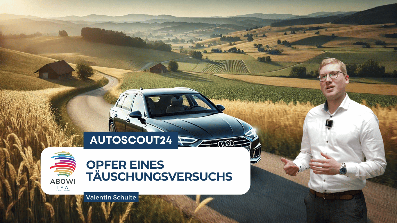 Täuschung bei Autoscout 24 - ABOWI Law