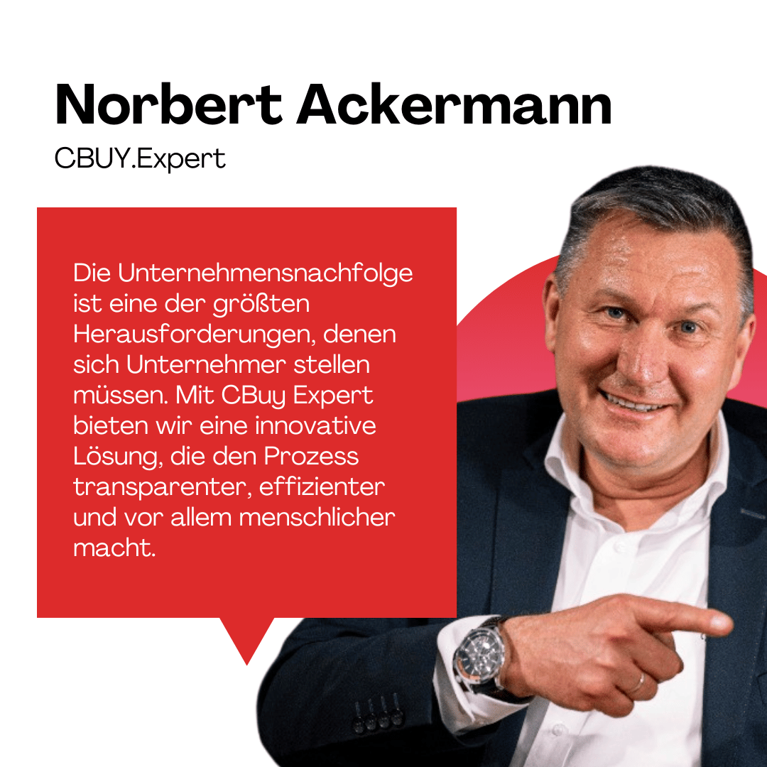 Unternehmensnachfolge mit CBuy Expert und Norbert Ackermann