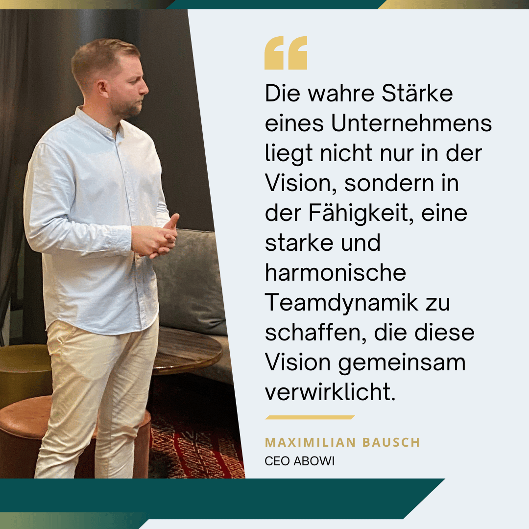 Teamdynamik im eigenen Unternehmen für eine bessere Reputation - Maximilian Bausch