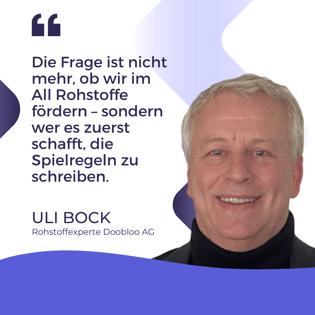 Rohstoffrevolution im All – Wie der Abbau auf Asteroiden unsere Welt verändert 2 Förderung von Rohstoffen aus dem All - Uli Bock