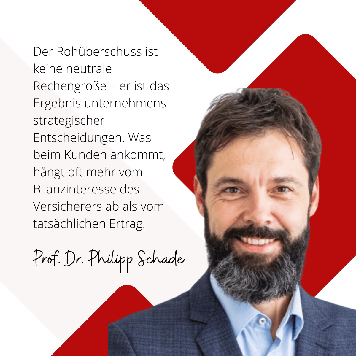 Der Rohüberschuss bei Lebensversicherungen - Prof. Dr. Philipp Schade