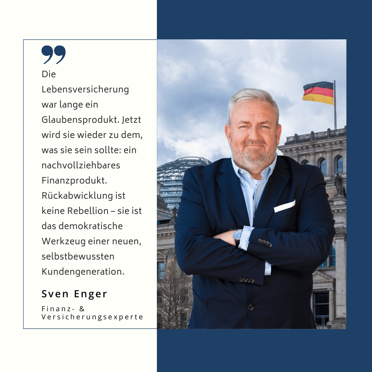 Lebensversicherung fürs Alter - Sven Enger