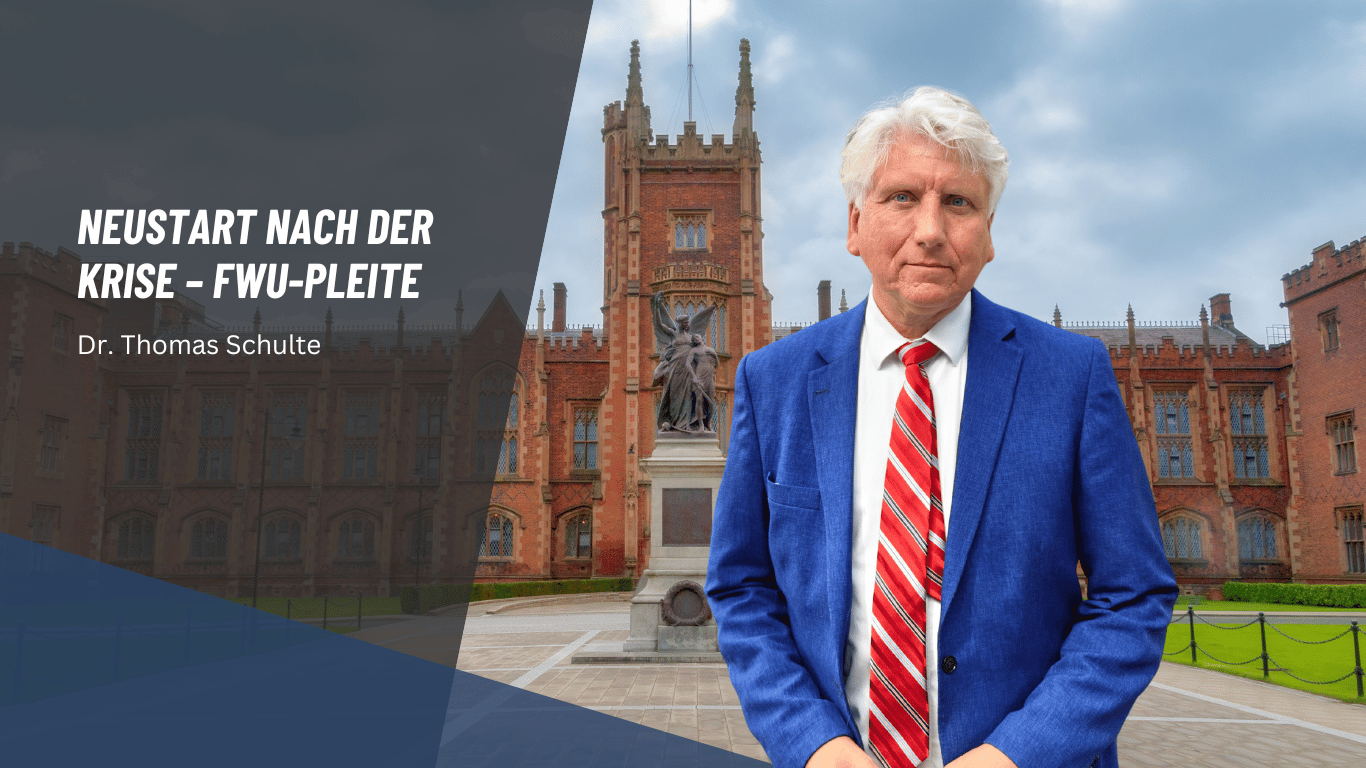 Neustart nach der Krise - FWU Pleite - Dr Thomas Schulte