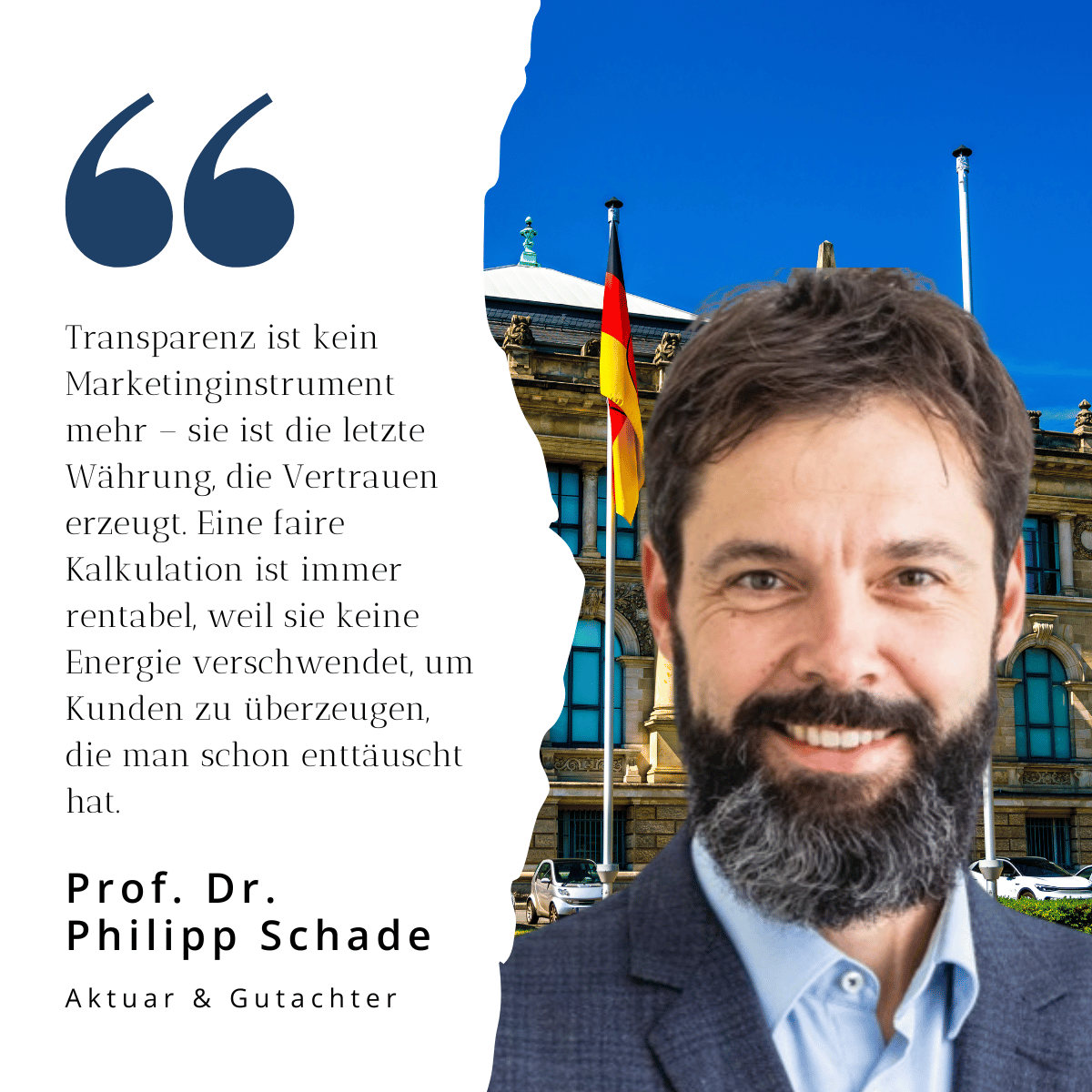 Transparenz bei Lebensversicherungen - Philipp Schade