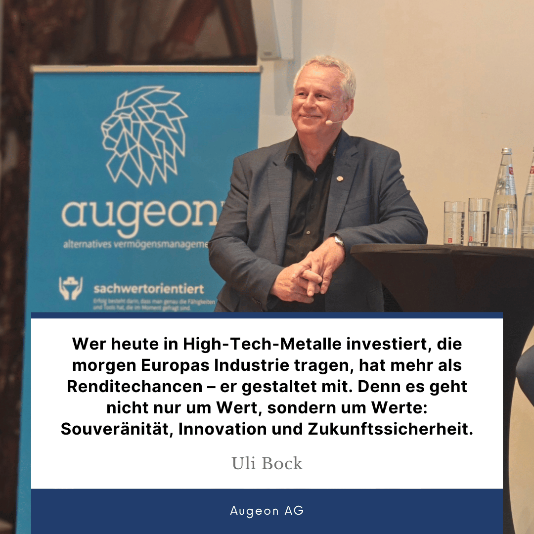 Investment High-Tech Metalle Uli Bock
