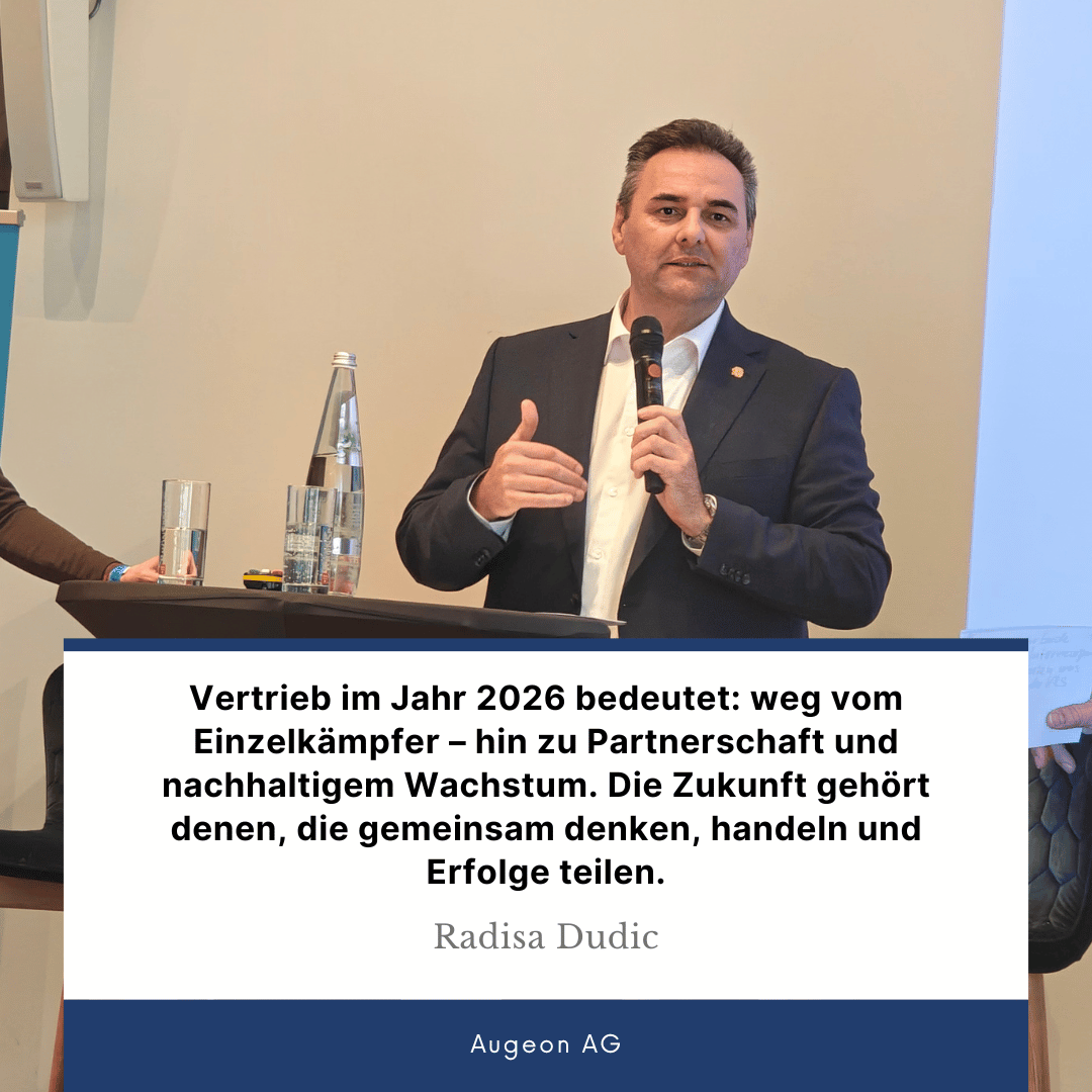 Vertrieb im Jahr 2026 - Radisa Dudic