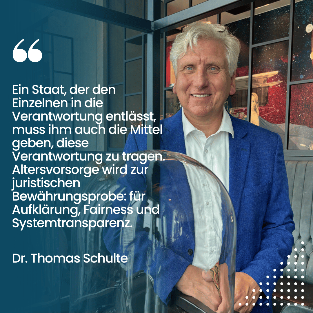 Systemtransparenz bei Lebensversicherungen - Dr. Schulte