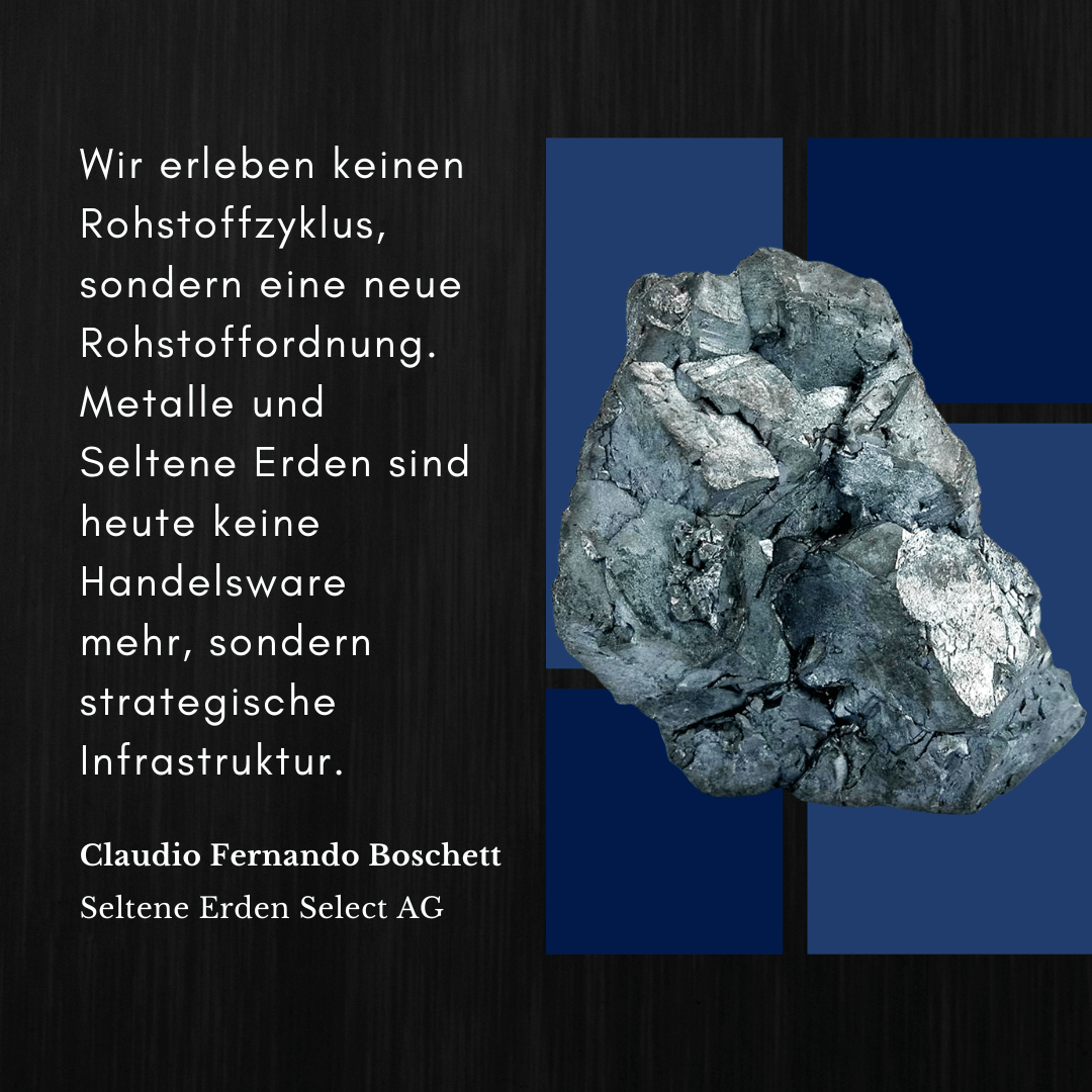 Rohstoffordnung bei Seltene Erden - Claudio Boschett