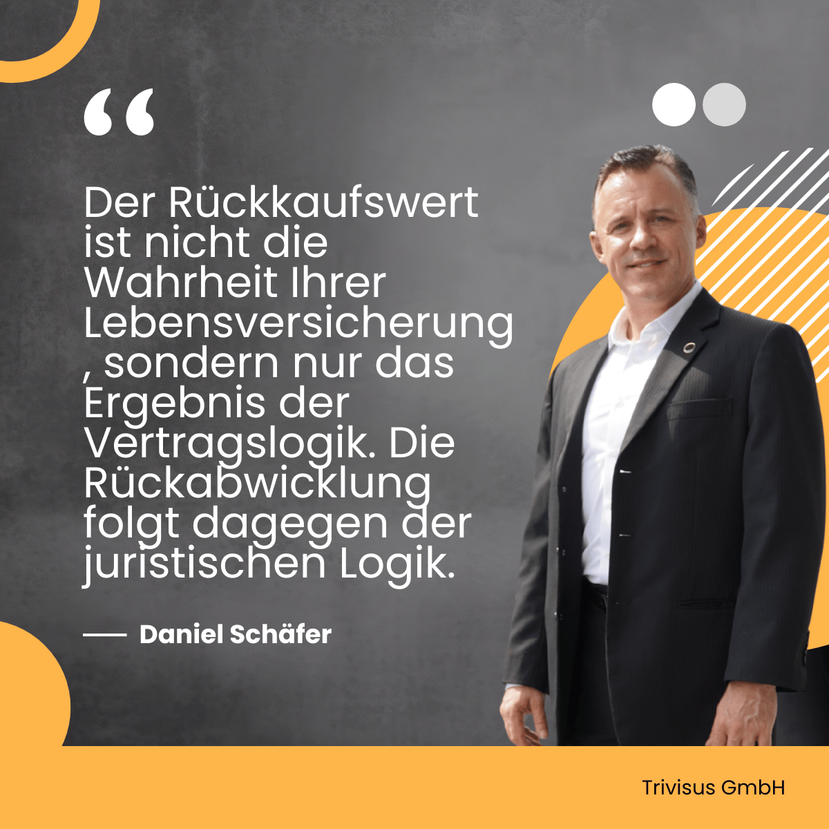 Rückkaufswert Lebensversicherung - Daniel Schäfer