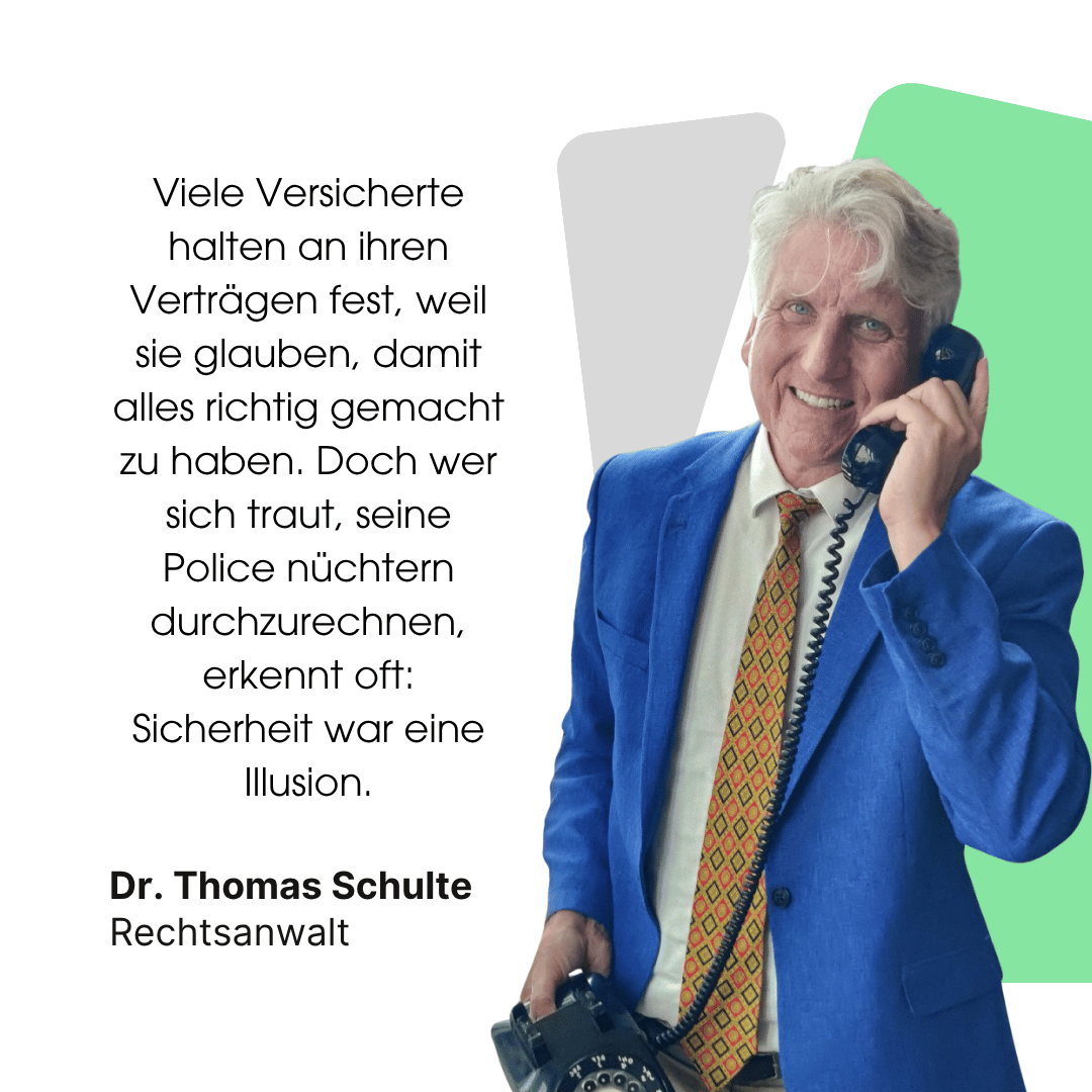 Alte Lebensversicherungen prüfen - Dr Thomas Schulte