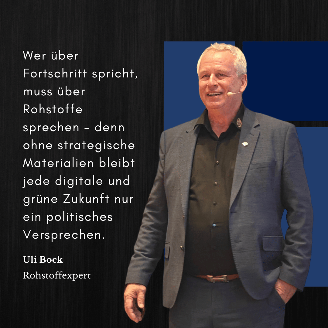 Die neuen Lebensadern der Menschheit – warum Seltene Erden über Fortschritt, Wohlstand und Frieden entscheiden 1 Fortschritt mit Rohstoffen - Uli Bock