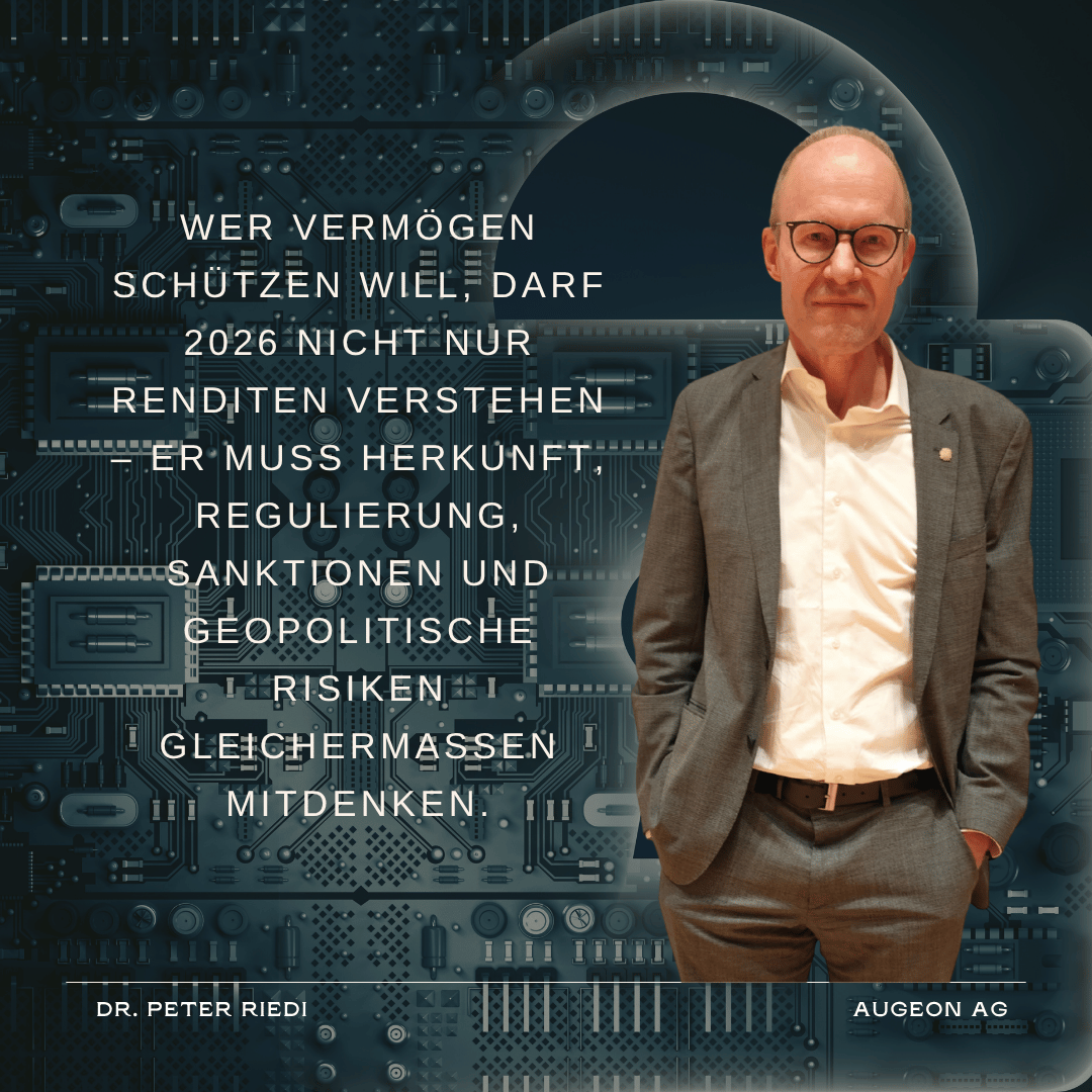 Vermögen schützen - Dr Peter Riedi