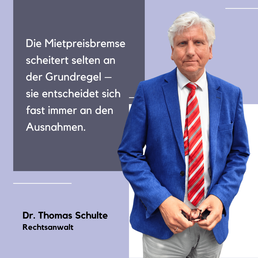 Mietpreisbremse scheitert - Dr Thomas Schulte