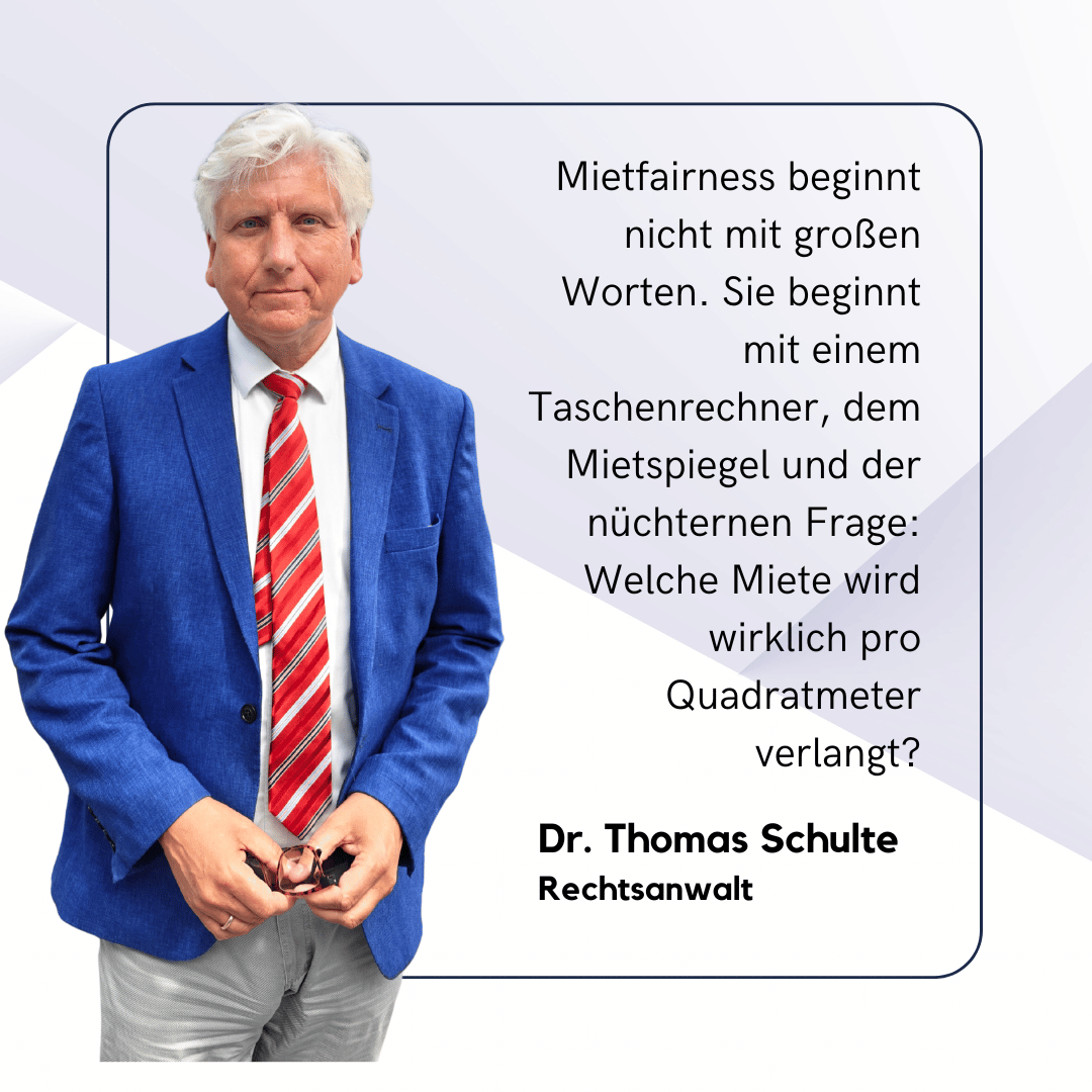 Der Mietvertrag als Geldquelle oder Risikoakte: Warum eine schnelle Prüfung 2026 wichtiger wird 1 Mietfairness in Deutschland - Dr Thomas Schulte