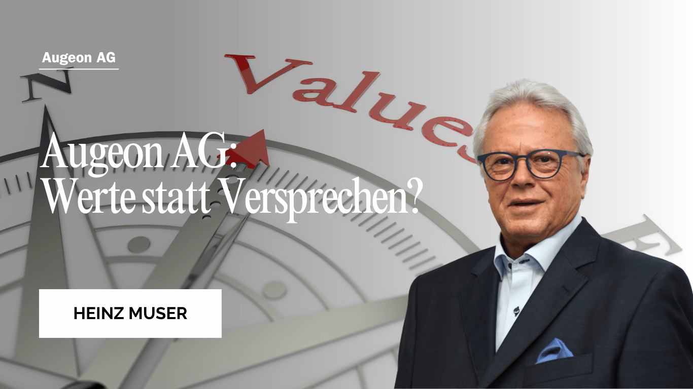 Augeon AG - Werte statt Versprechen mit Heinz Muser