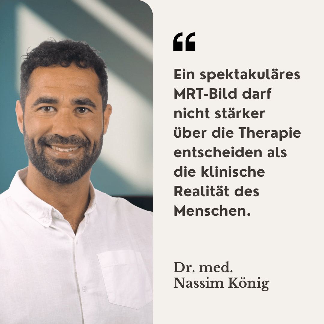 Dr Nassim König - MRT Bild und Therapie