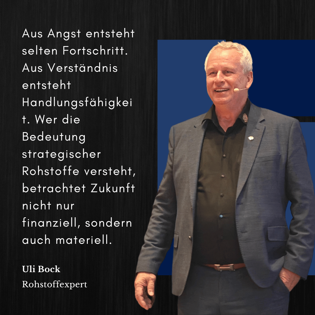 Macht von strategischen Rohstoffen - Uli Bock