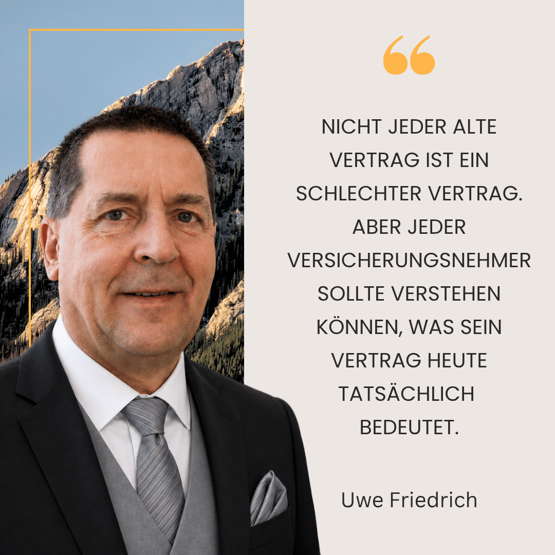 Lebensversicherung: Der Rückkaufswert ist nicht immer das Ende 1 Schlechte Lebensversicherungen - Uwe Friedrich Trivisus GmbH
