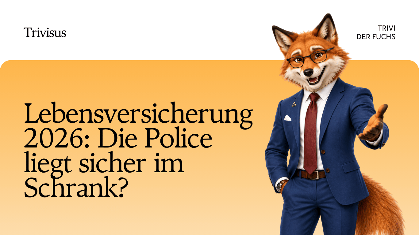 Lebensversicherung 2026 - Die Police liegt sicher im Schrank - Trivisus