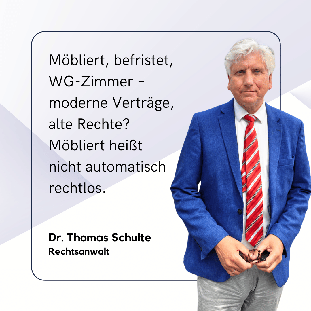 Möbilierte Wohnung Rechte - Dr Thomas Schulte
