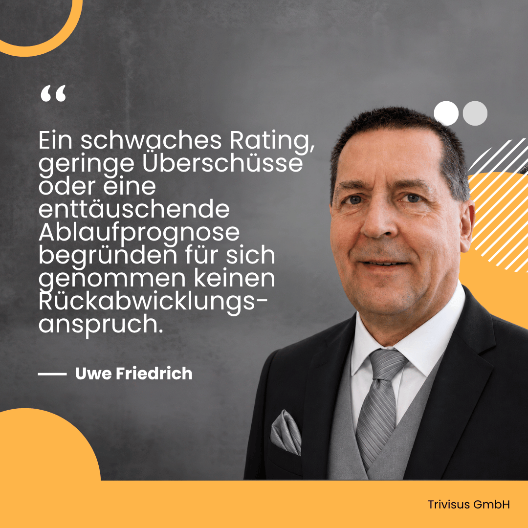 Lebensversicherung 2026: Die Police liegt sicher im Schrank – aber wie sicher? 1 Schwaches Rating Lebensversicherung - Trivisus GmbH