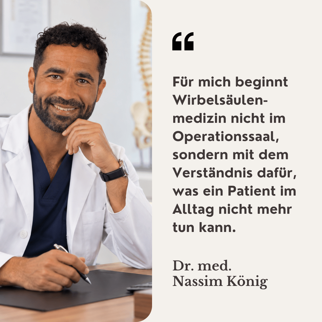 Wirbelsäulenchirurg in Mainz - Nassim König